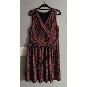 Simply Emma  Dress Women Size 1X ,Polyester, Spandex, 20 Inch Of Armp To Armp.